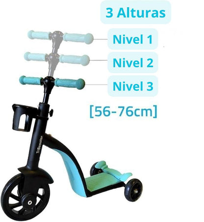 Patín Scooter 3 en 1
